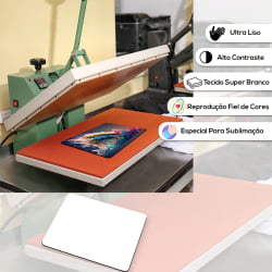 Mouse Pad Para Sublimação - Retangular 18x22cm