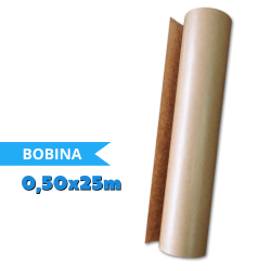 Papel Siliconado - KRAFT BOBINA 0,50x25m 