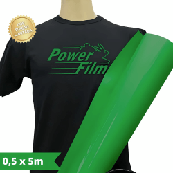 Filme de Recorte Termocolante BOBIBA 0,5 x 5m EDIÇÃO ESPECIAL Power Film Premium - Verde Bandeira