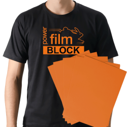 Power Film - Filme de Recorte Transferível Kit 10 Folhas A4 ou A3 - Escolha a Cor - Linha Premium BLOCK