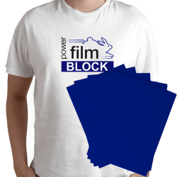 Power Film - Filme de Recorte Transferível Kit 10 Folhas A4 ou A3 - Escolha a Cor - Linha Premium BLOCK